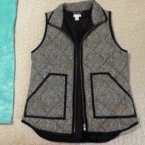J Crew Herringbone Vest